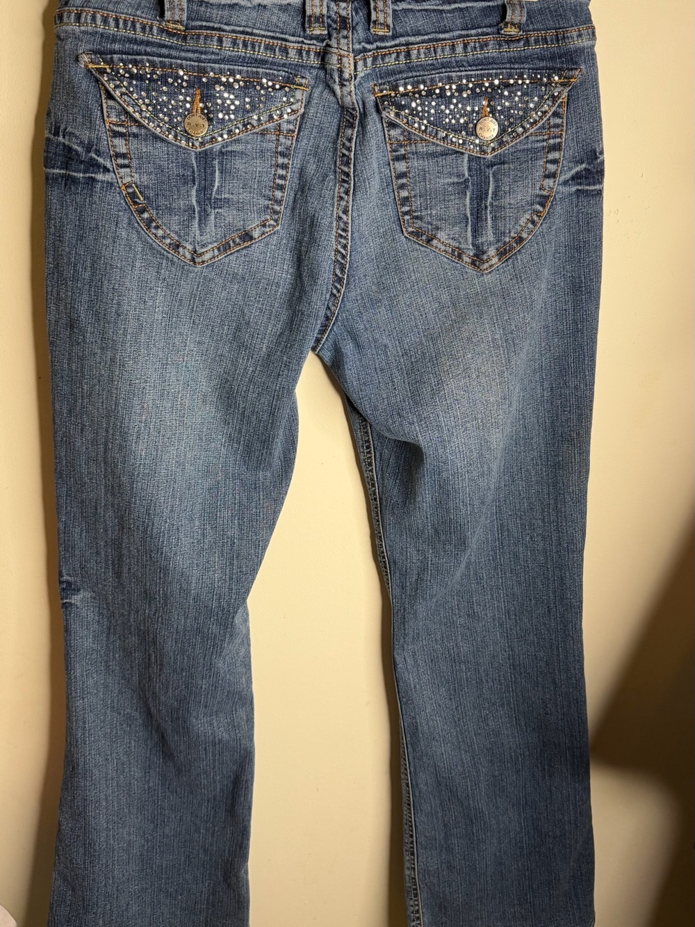 Y2K RVT Medium Blue Bootcut Jeans - Picture 5 of 7